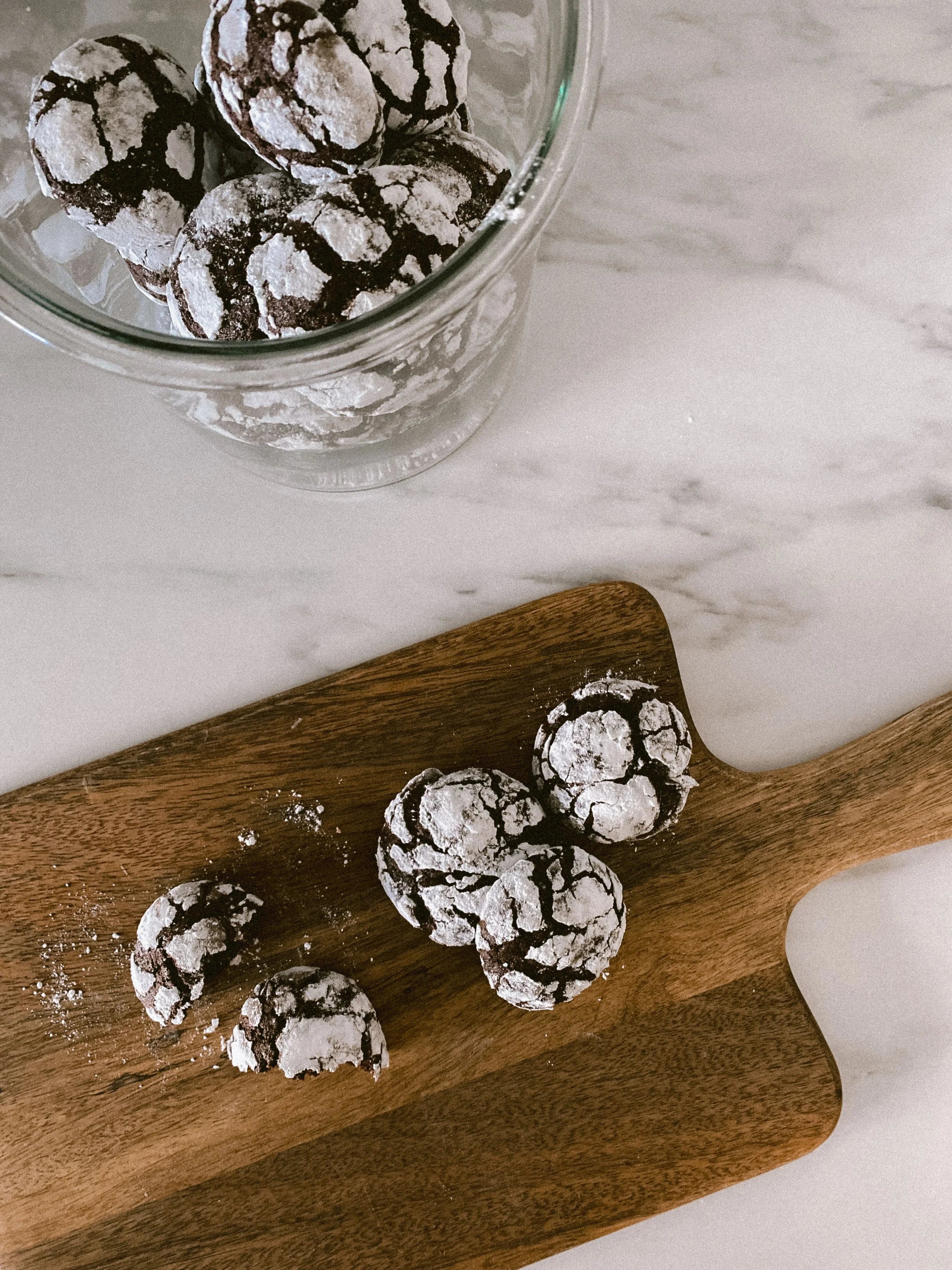 Crinkle cookies