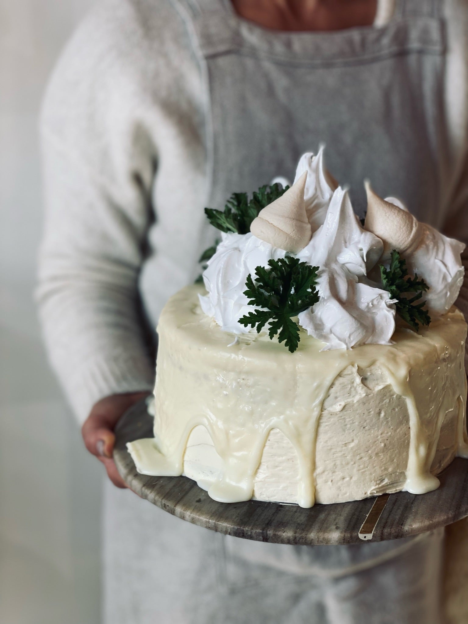 Rose Geranium cake