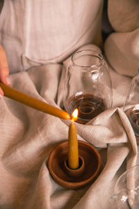 Clay Candle Holder