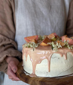 Guava + Elderflower Cake