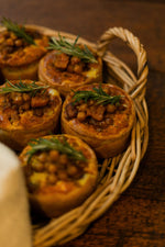 Load image into Gallery viewer, 6 x Chickpea, Dhal + Butternut Tartlets
