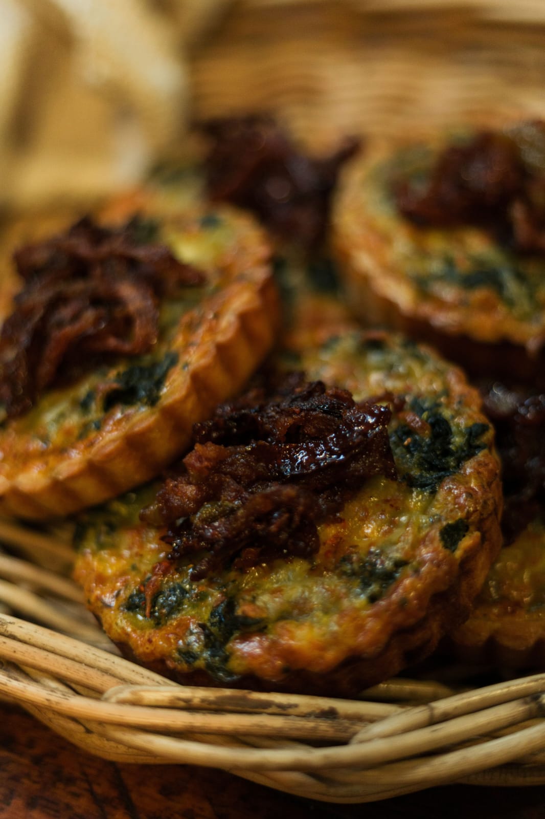6 x Small Spinach Quiche
