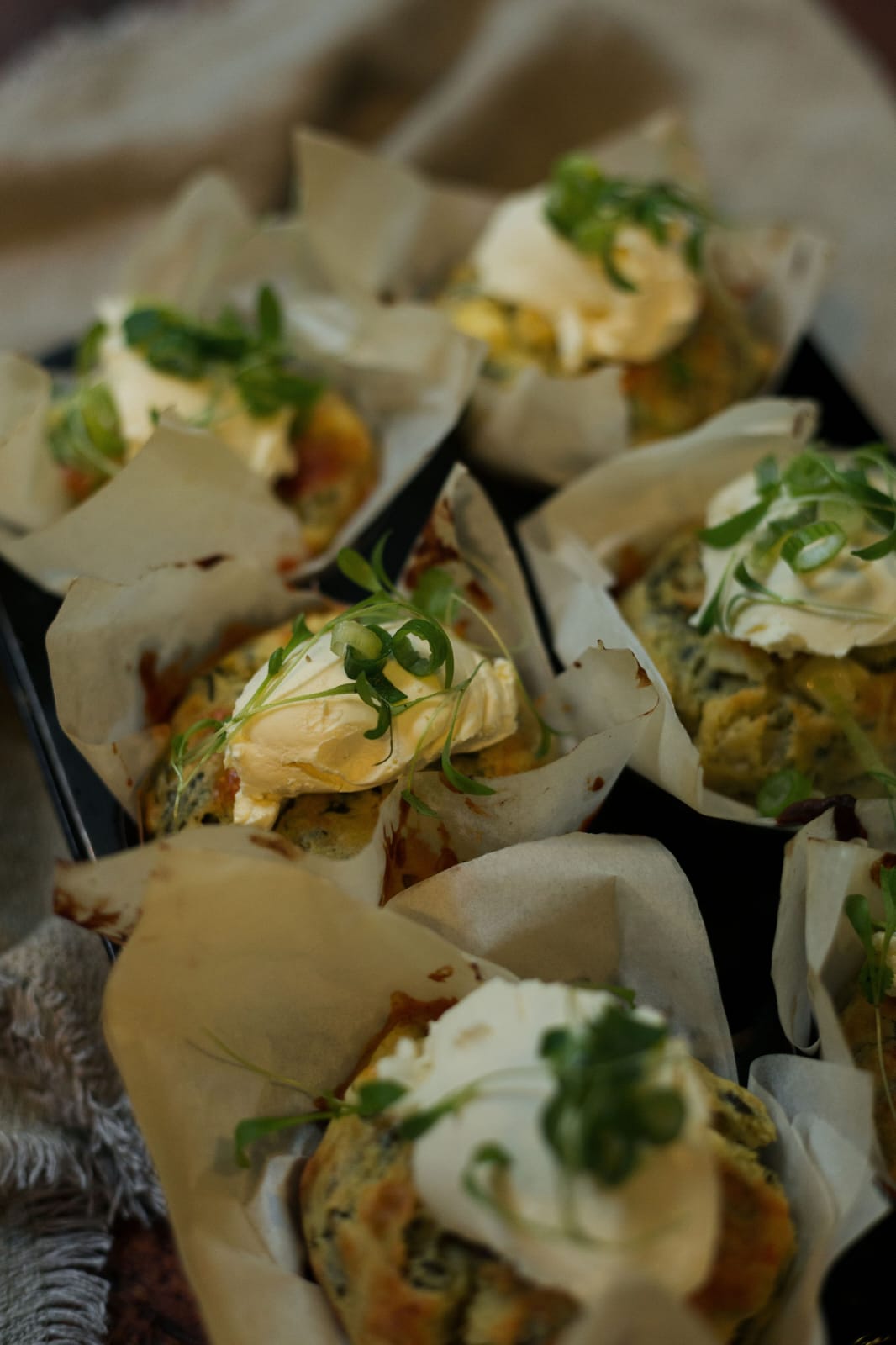 6 x Spinach + Feta Muffin