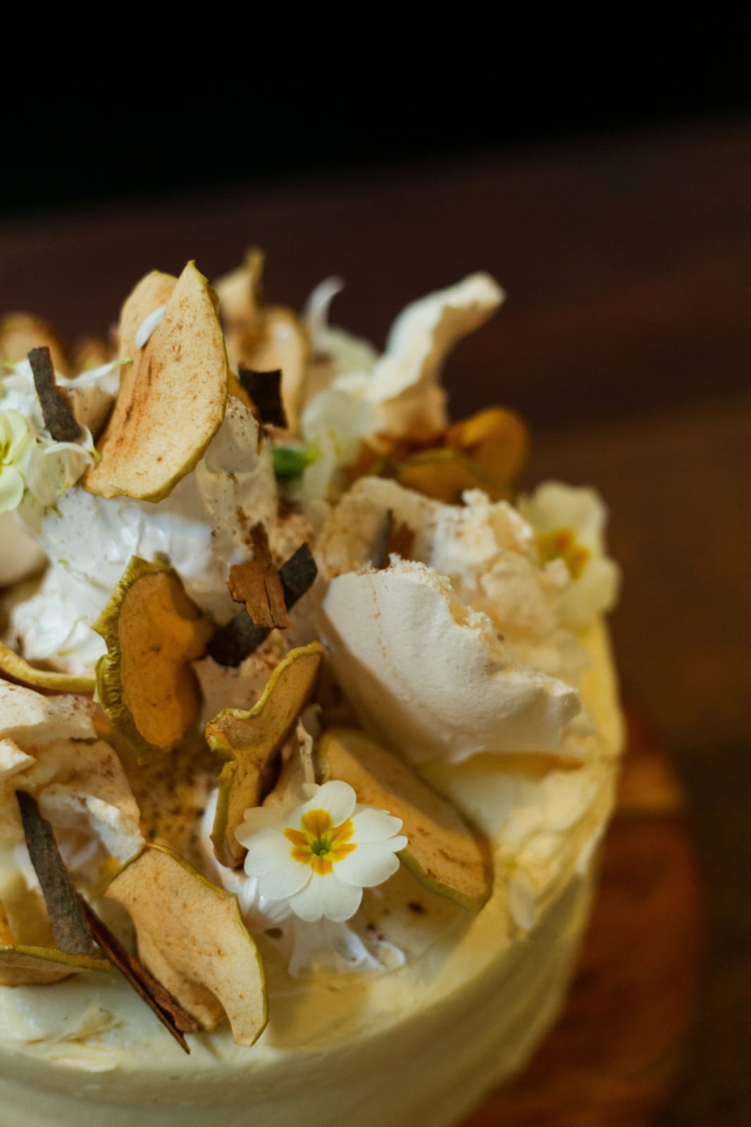 Apple Cake with Maple Buttercream