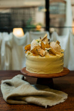 Load image into Gallery viewer, Apple Cake with Maple,Buttercream + Pecan Nuts
