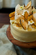 Load image into Gallery viewer, Apple Cake with Maple,Buttercream + Pecan Nuts
