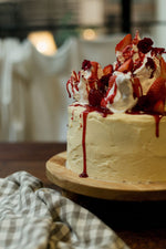 Load image into Gallery viewer, Strawberry + White Chocolate Cake
