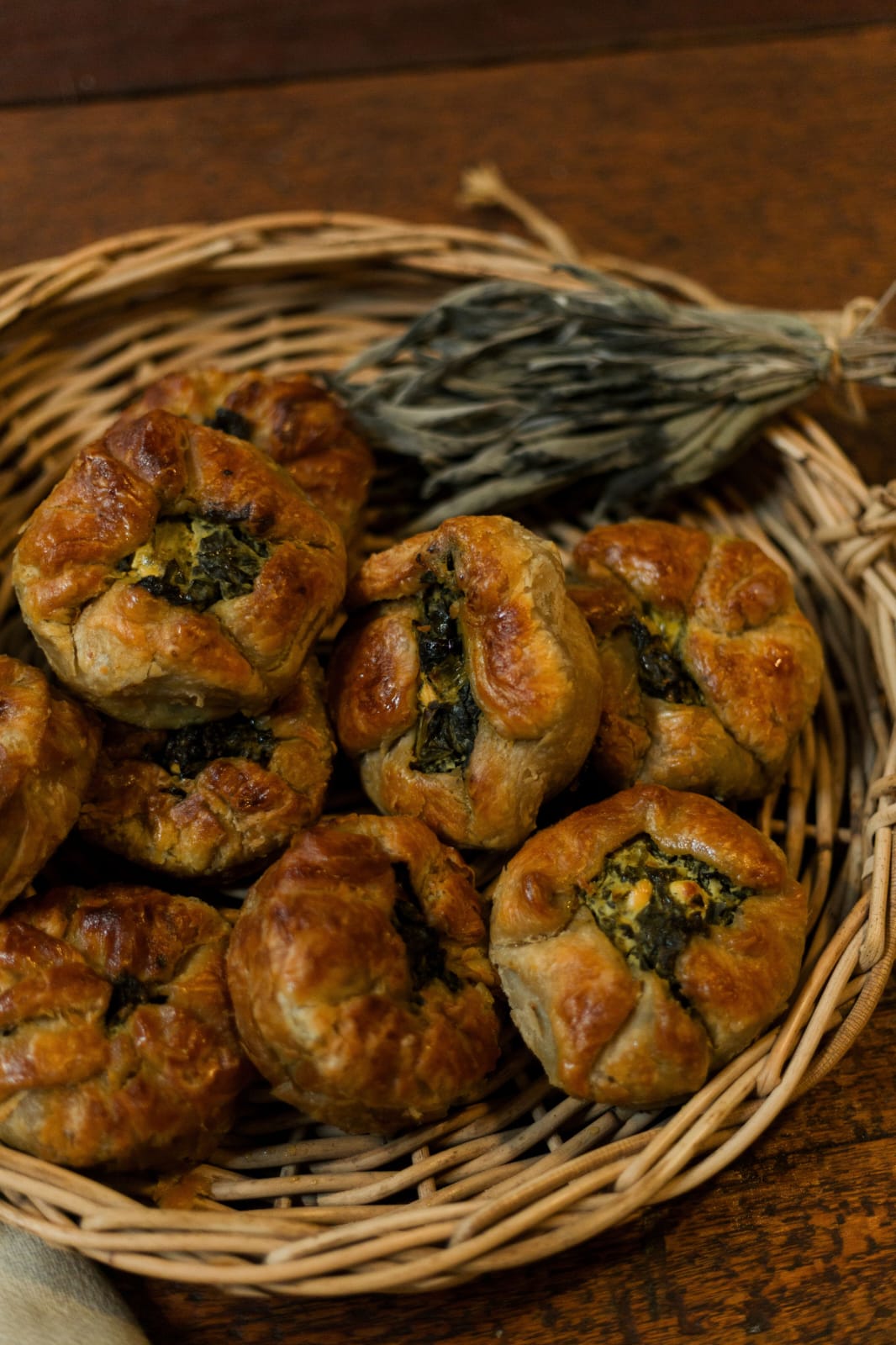 6 x Spinach + Feta Puff Pies