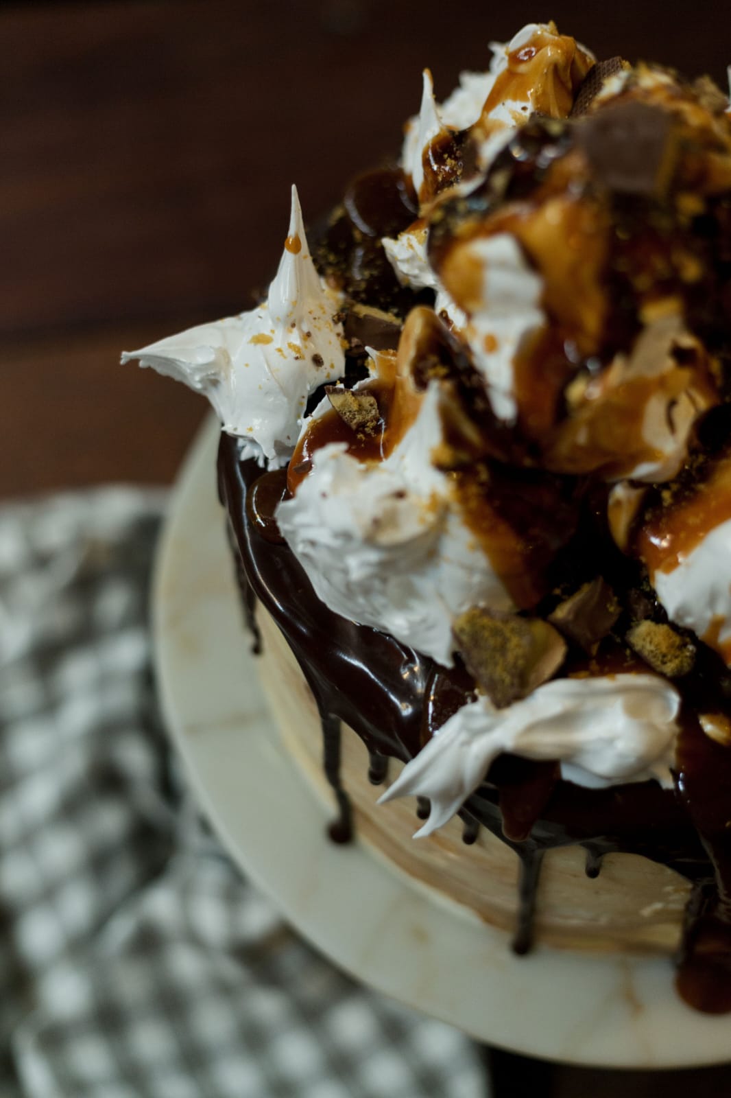 Ginger + Honeycomb Cake