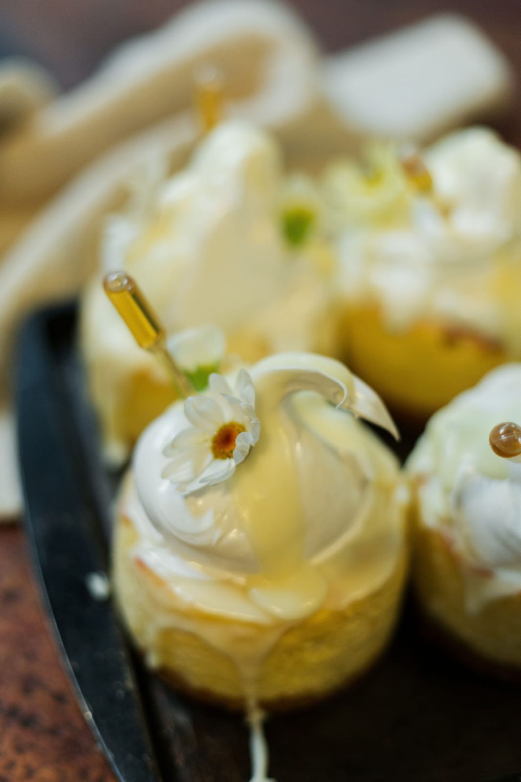 Vanilla, Honey + White Chocolate cheesecake