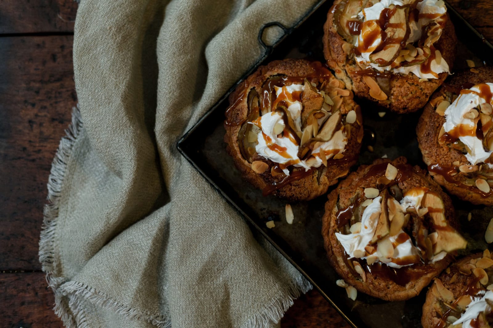 6 x Almond + Pear Tart