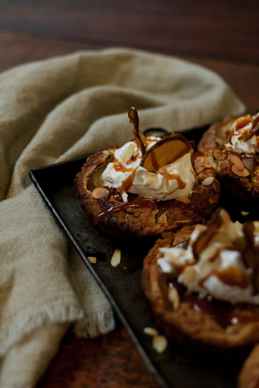 6 x Almond + Pear Tart