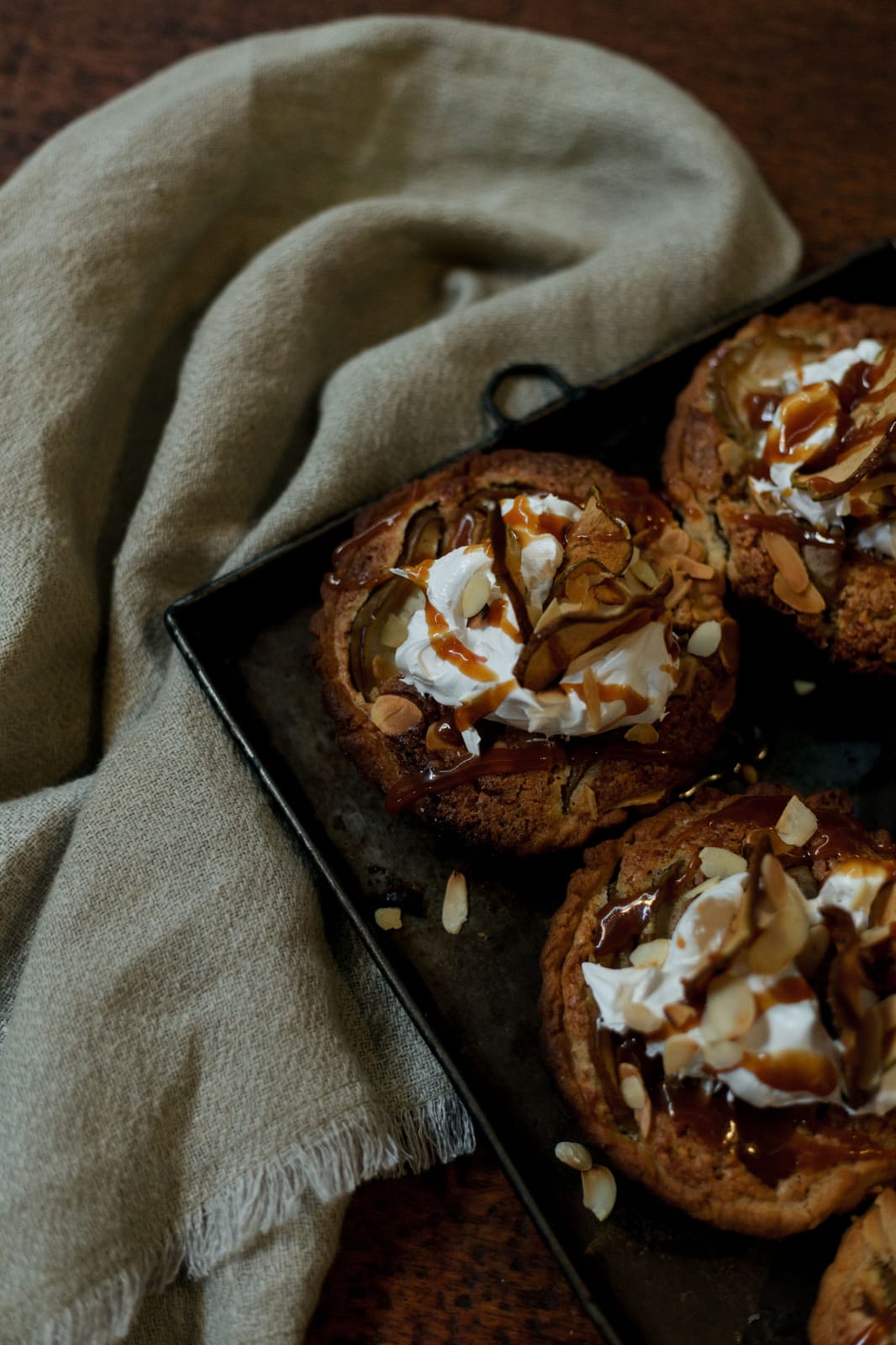 6 x Almond + Pear Tart