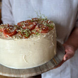 Guava + Elderflower Cake