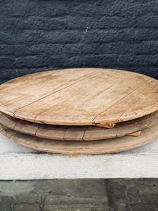 Vintage wooden large cheese boards