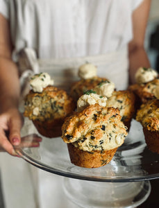 6x Spinach + Feta Muffins