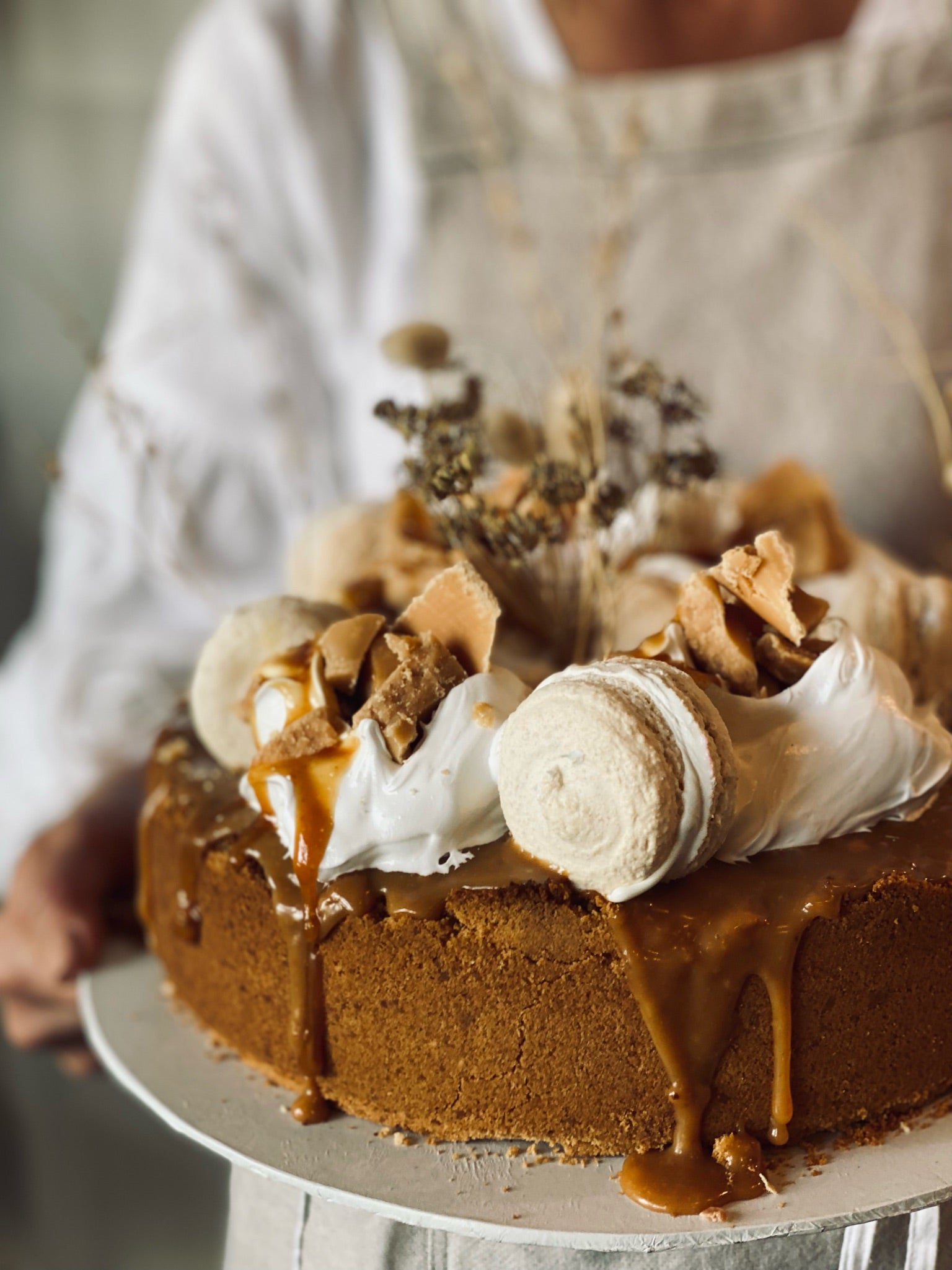 Salted Fudge Cheesecake