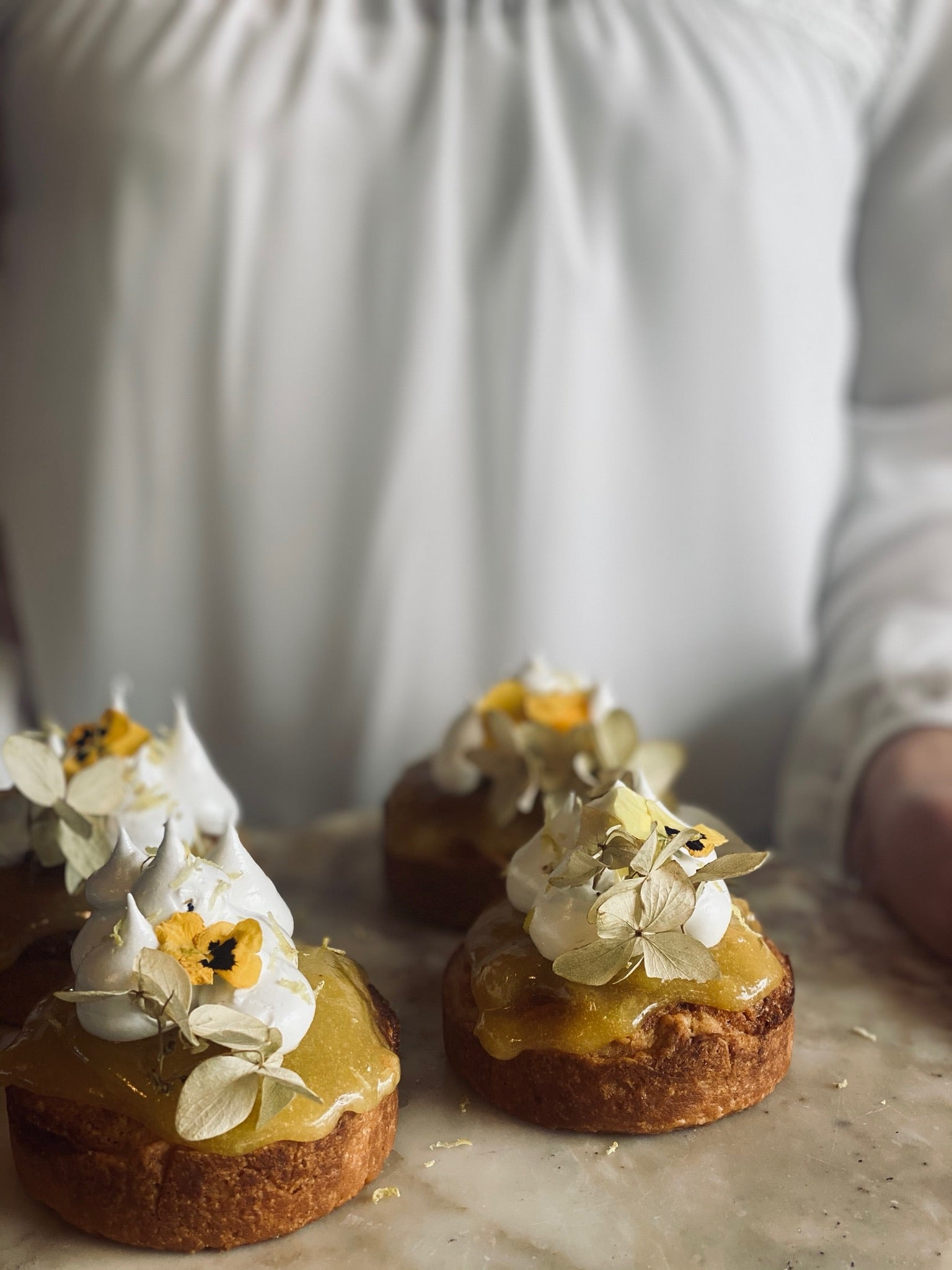 6 x Lemon Almond Tartlet