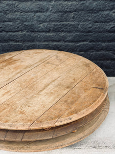 Vintage wooden large cheese boards