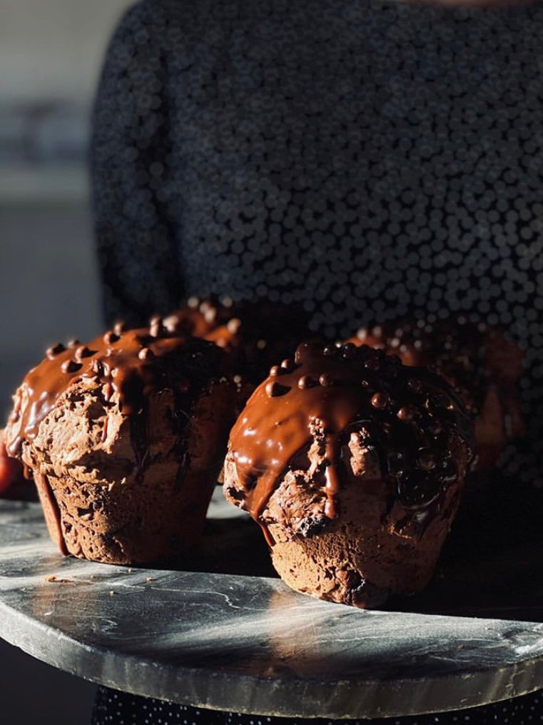 6x Double Chocolate Muffins